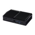 N100L4T2 fanless multi-LAN PC front panel with USB, console and display ports